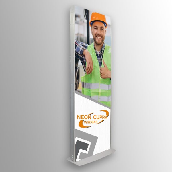 Totem Quadro Totem Bifacciale Non Luminoso New Big Totem Quadro 1
